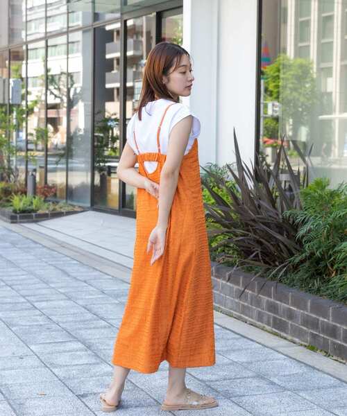 セール】ジャガードバックオープンキャミワンピース（ワンピース