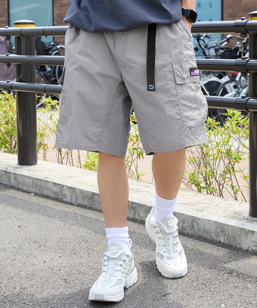 PEN FIELD(ペンフィールド)の「PENFIELD/ペンフィールド 別注 ナイロンウェービングベルト カーゴクライミングショートパンツ(水着・メンズ・ベージュ/ネイビー/オリーブ/ブラック/チャコール/ライトグレー/パープル・S/L/M)」の11枚目の写真