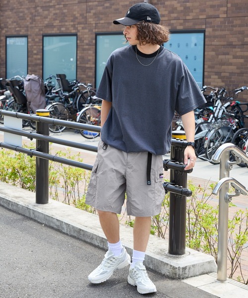 PEN FIELD(ペンフィールド)の「PENFIELD/ペンフィールド 別注 ナイロンウェービングベルト カーゴクライミングショートパンツ(水着・メンズ・ベージュ/ネイビー/オリーブ/ブラック/チャコール/ライトグレー/パープル・S/L/M)」の13枚目の写真