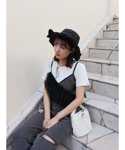 JUMELLE(ジュメロ)の「asymu frill buister(チューブトップ・レディース・ブラック/アイボリー・MEDIUM)」の21枚目の写真
