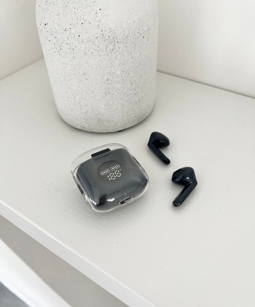 Me%（ミィパーセント）の「MPクリアワイヤレスイヤホン　122334（ヘッドフォン/イヤホン・レディース・チャコールグレー/ベージュ・FREE）」の10枚目の写真