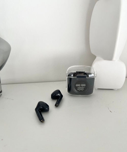 Me%（ミィパーセント）の「MPクリアワイヤレスイヤホン　122334（ヘッドフォン/イヤホン・レディース・チャコールグレー/ベージュ・FREE）」の11枚目の写真