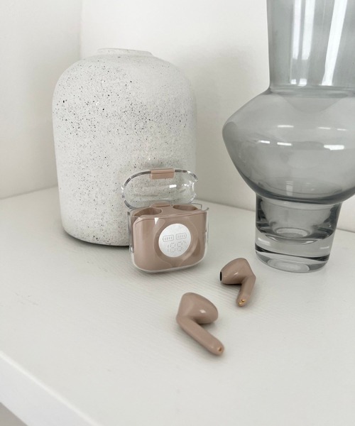 Me%（ミィパーセント）の「MPクリアワイヤレスイヤホン　122334（ヘッドフォン/イヤホン・レディース・チャコールグレー/ベージュ・FREE）」の15枚目の写真