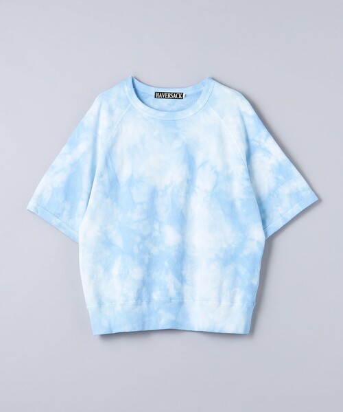 HAVERSACK(ハバーザック)の「<Haversack> UNEVEN DYEING RAGLAM SWEAT/スウェット(Tシャツ/カットソー・メンズ・ライトブルー・L/M/S)」の1枚目の写真