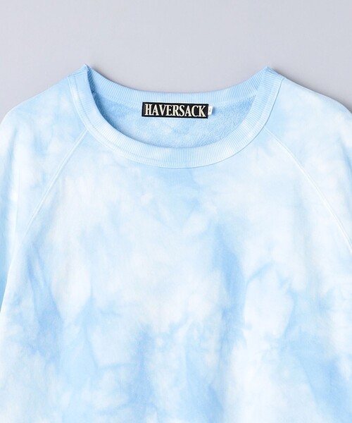 HAVERSACK(ハバーザック)の「<Haversack> UNEVEN DYEING RAGLAM SWEAT/スウェット(Tシャツ/カットソー・メンズ・ライトブルー・L/M/S)」の3枚目の写真