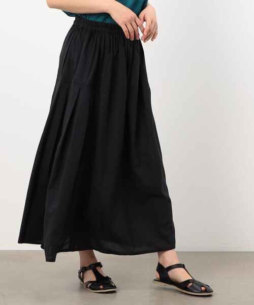 ONIGIRI（オニギリ）の「ギャザースカート（スカート・レディース・チャコール/オレンジ/ターコイズブルー/ベージュ・FREE）」の7枚目の写真