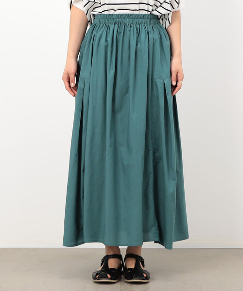 ONIGIRI（オニギリ）の「ギャザースカート（スカート・レディース・チャコール/オレンジ/ターコイズブルー/ベージュ・FREE）」の15枚目の写真