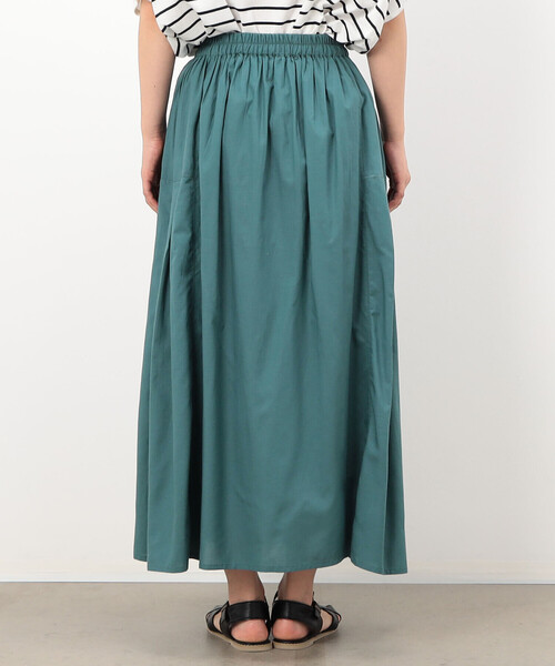 ONIGIRI（オニギリ）の「ギャザースカート（スカート・レディース・チャコール/オレンジ/ターコイズブルー/ベージュ・FREE）」の17枚目の写真