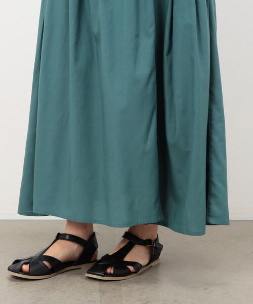 ONIGIRI（オニギリ）の「ギャザースカート（スカート・レディース・チャコール/オレンジ/ターコイズブルー/ベージュ・FREE）」の21枚目の写真