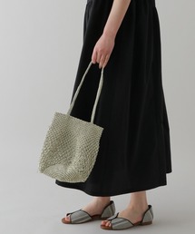 studio CLIP | 《natural by clip》メタリッククロシェバッグ(ハンドバッグ)