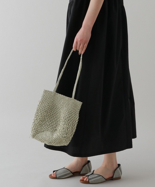 studio CLIP(スタディオクリップ)の「《natural by clip》メタリッククロシェバッグ(ハンドバッグ・レディース・その他1/その他2・FREE)」の2枚目の写真