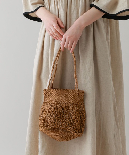 studio CLIP(スタディオクリップ)の「《natural by clip》メタリッククロシェバッグ(ハンドバッグ・レディース・その他1/その他2・FREE)」の1枚目の写真