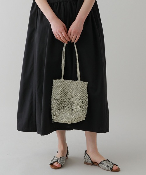 studio CLIP(スタディオクリップ)の「《natural by clip》メタリッククロシェバッグ(ハンドバッグ・レディース・その他1/その他2・FREE)」の3枚目の写真