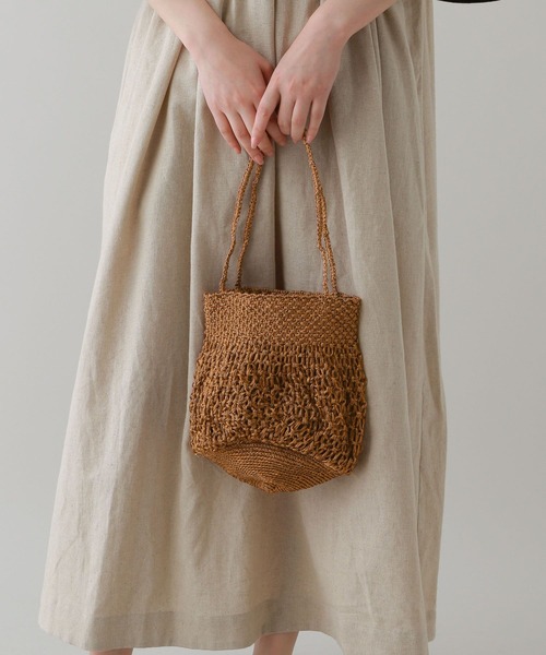 studio CLIP(スタディオクリップ)の「《natural by clip》メタリッククロシェバッグ(ハンドバッグ・レディース・その他1/その他2・FREE)」の4枚目の写真