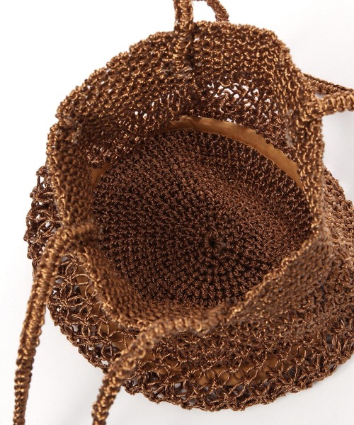 studio CLIP(スタディオクリップ)の「《natural by clip》メタリッククロシェバッグ(ハンドバッグ・レディース・その他1/その他2・FREE)」の12枚目の写真