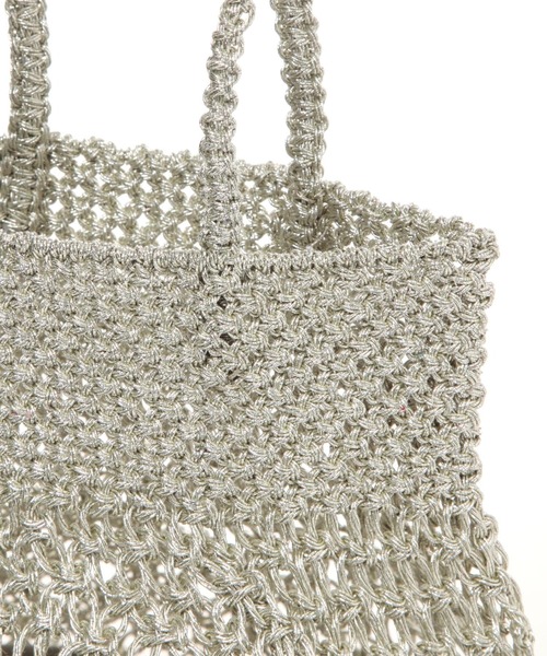 studio CLIP(スタディオクリップ)の「《natural by clip》メタリッククロシェバッグ(ハンドバッグ・レディース・その他1/その他2・FREE)」の13枚目の写真