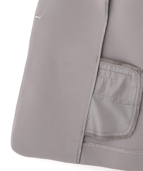 NATURAL BEAUTY BASIC（ナチュラルビューティーベーシック）の「◇ドビーツイル SETUP ノーカラージャケット（ノーカラージャケット・レディース・チャコールグレー/グレー/ネイビー・MEDIUM/SMALL/LARGE）」の20枚目の写真