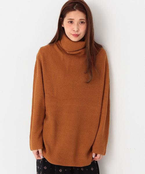 Another Edition（アナザーエディション）の「タートルチュニック/AEBC タートルTUNIC◆（ニット/セーター・レディース・ブラック/グレー/オレンジ・フリー）」の3枚目の写真