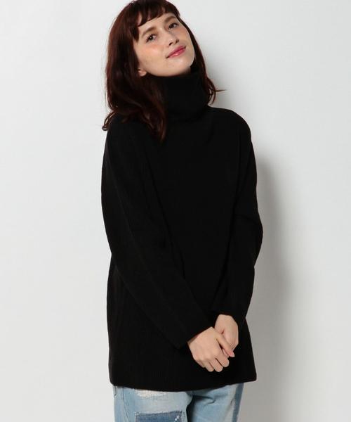 Another Edition（アナザーエディション）の「タートルチュニック/AEBC タートルTUNIC◆（ニット/セーター・レディース・ブラック/グレー/オレンジ・フリー）」の5枚目の写真