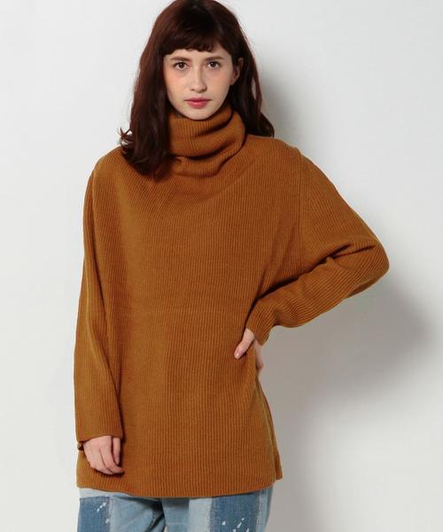 Another Edition（アナザーエディション）の「タートルチュニック/AEBC タートルTUNIC◆（ニット/セーター・レディース・ブラック/グレー/オレンジ・フリー）」の10枚目の写真