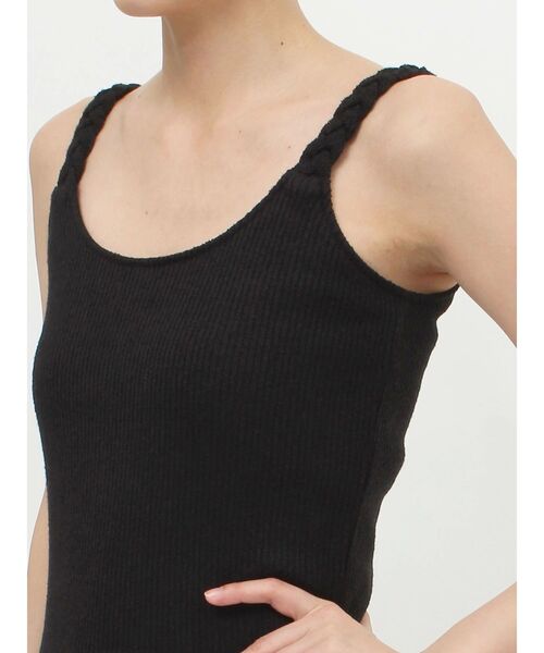 GYDA（ジェイダ）の「TWISTショルダーストラップソフトタッチロングワンピース（ワンピース・レディース・オフホワイト/ブラック・FREE）」の21枚目の写真