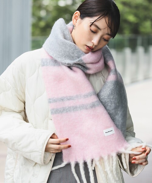 Ray BEAMS（レイビームス）の「ボーダー マフラー（マフラー）」 - WEAR