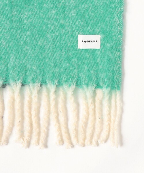 Ray BEAMS（レイビームス）の「ボーダー マフラー（マフラー・レディース・ミント/ピンク・ONE SIZE）」の15枚目の写真