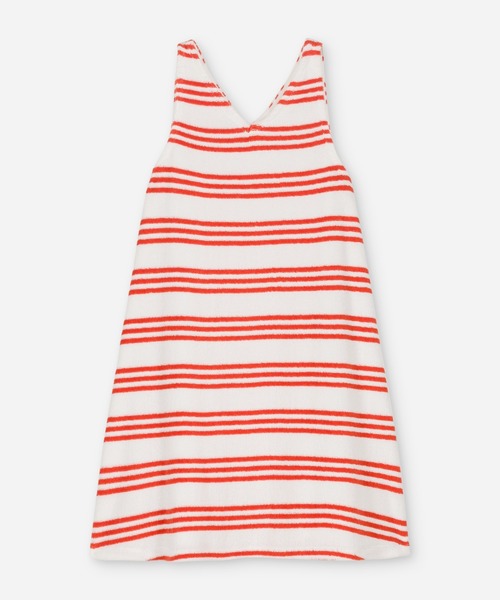 【セール】ROBE COCO TERRY RED SPORTY STRIPES（ワンピース）｜We are Kids（ウィーアーキッズ）