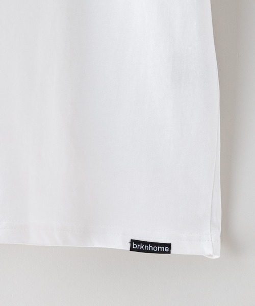 brknhome(ブロークンホーム)の「【brknhome/ブロークンホーム】袖ライン ベースボールロゴ Tシャツ(Tシャツ/カットソー・メンズ・ブラック/ホワイト/パープル・MEDIUM/LARGE)」の22枚目の写真