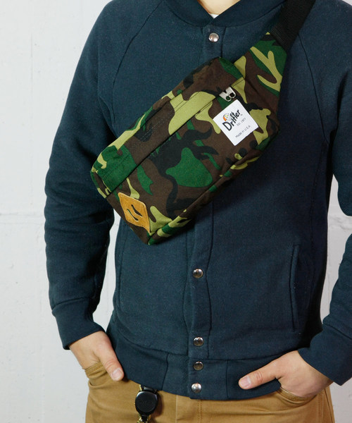 Drifter(ドリフター)の「CLASSIC HIP SACK M/クラシックヒップサック(Mサイズ)(ボディバッグ/ウエストポーチ)」|ウッドランド