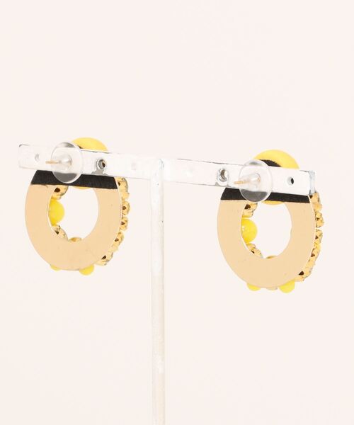 tone（トーン）の「【mauvelily】Poco Poco リース(MA)（ピアス（両耳用）・レディース・イエロー/オレンジ/ピンク・FREE）」の4枚目の写真