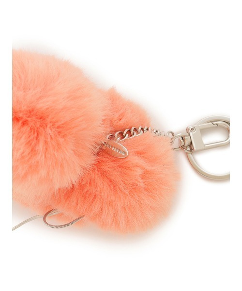 LILY BROWN（リリーブラウン）の「ハートリボンファーチャーム（キーホルダー・レディース・ホワイト/ピンク/グレー/ブラック・FREE）」の10枚目の写真