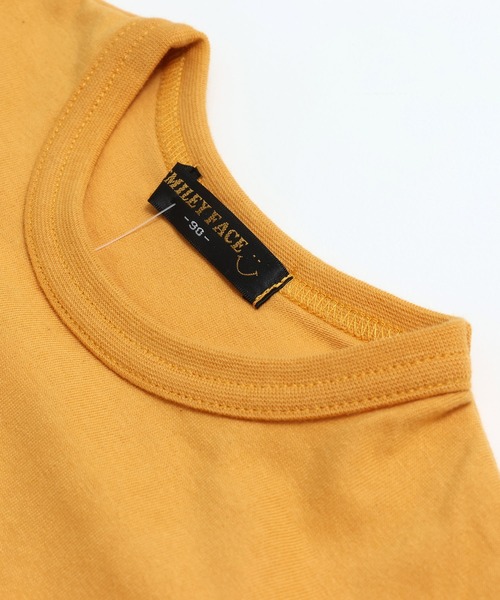 chil2（チルツー）の「スマイリーフェイス 長袖Tシャツ（Tシャツ/カットソー・キッズ・C/D/E/F/A/B・80ｃｍ/90cm/100cm/110cm/120cm/130cm/140cm）」の9枚目の写真