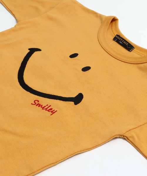 chil2（チルツー）の「スマイリーフェイス 長袖Tシャツ（Tシャツ/カットソー・キッズ・C/D/E/F/A/B・80ｃｍ/90cm/100cm/110cm/120cm/130cm/140cm）」の12枚目の写真