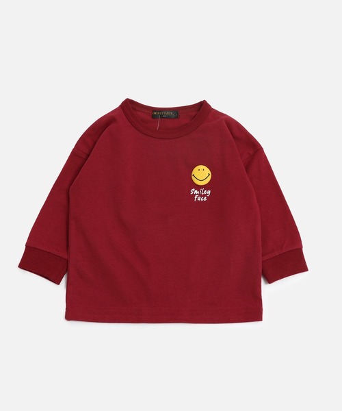 chil2（チルツー）の「スマイリーフェイス 長袖Tシャツ（Tシャツ/カットソー・キッズ・C/D/E/F/A/B・80ｃｍ/90cm/100cm/110cm/120cm/130cm/140cm）」の14枚目の写真