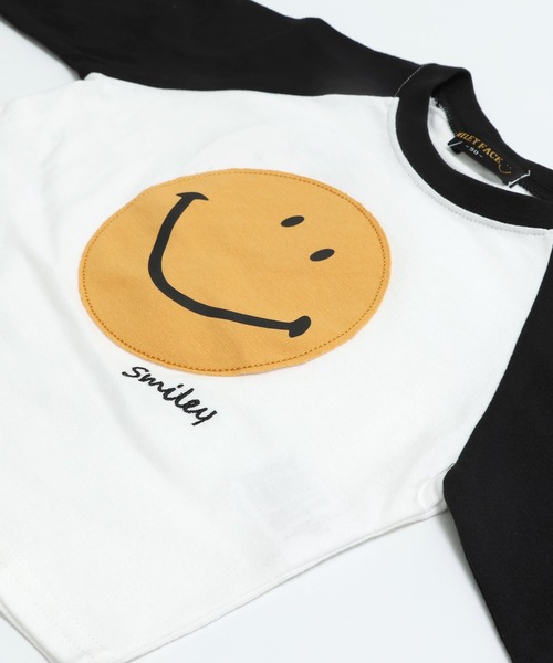 chil2（チルツー）の「スマイリーフェイス 長袖Tシャツ（Tシャツ/カットソー・キッズ・C/D/E/F/A/B・80ｃｍ/90cm/100cm/110cm/120cm/130cm/140cm）」の21枚目の写真