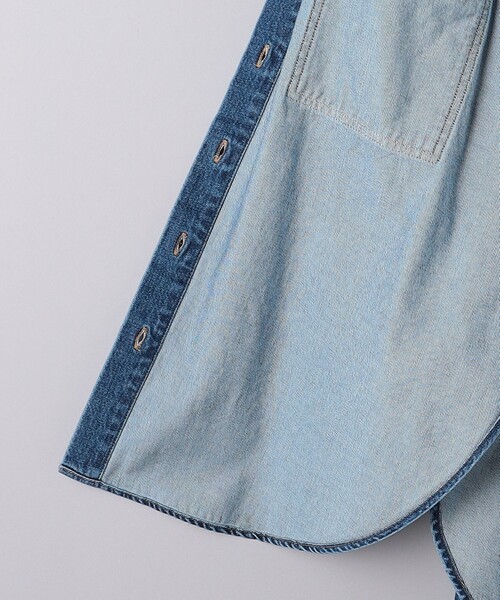SACRA（サクラ）の「＜SACRA＞デニム ビッグシャツ（シャツ