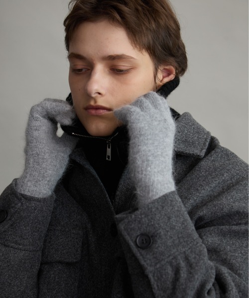 Aunt Marie's（アントマリーズ）の「ZIPネックウォーマー（ネックウォーマー/スヌード・レディース・ブラック/オフホワイト/グレー/ブルー・FREE）」の14枚目の写真