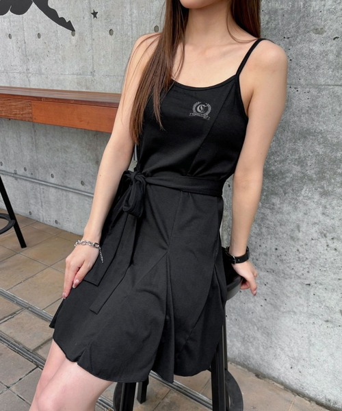 ENVYM（アンビー）の「ヘムメローキャミワンピ（ワンピース・レディース・グレー/ブラック/ブラウン・FREE）」の17枚目の写真