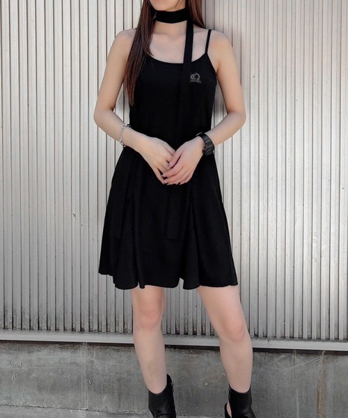 ENVYM（アンビー）の「ヘムメローキャミワンピ（ワンピース・レディース・グレー/ブラック/ブラウン・FREE）」の16枚目の写真