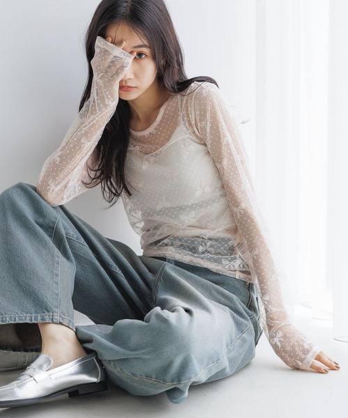 Hiroshi0413 ページ LOWRYS FARM（ローリーズファーム）の「チュールリボンレース