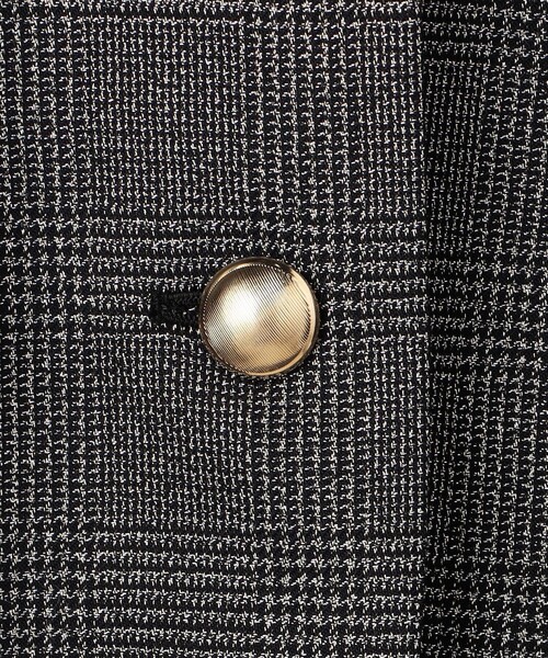 NOLLEY’S Sophi（ノーリーズソフィ）の「ラメ混ツイードオーバージャケット（テーラードジャケット・レディース・ブラック系その他/グレー系その他・34/36/38）」の12枚目の写真