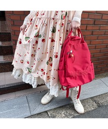 ピンクハウス　フルーツ　刺繍　スカラップ　スカート　綿ローン　ピコフリル ピンクハウス フルーツ 刺繍 スカラップ スカート 綿ローン