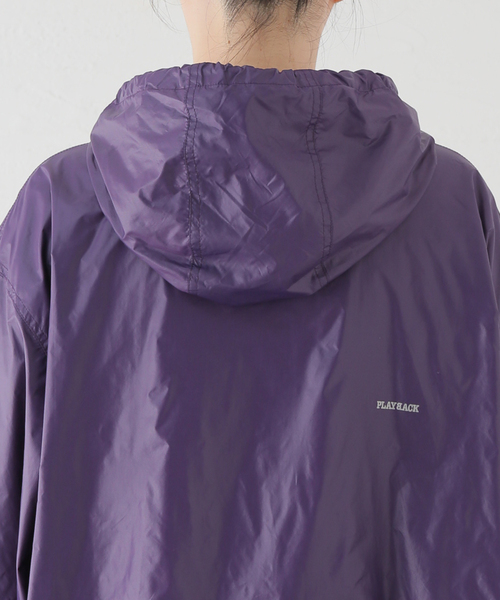 AP STUDIO（エーピーストゥディオ）の「【PLAYBACK/プレイバッグ】ウィンドブレーカーフーディ（マウンテンパーカー・レディース・パープル・FREE）」の17枚目の写真