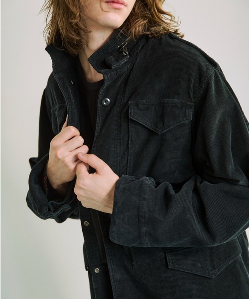 コーデュロイグランジジャケットM-65（ミリタリージャケット