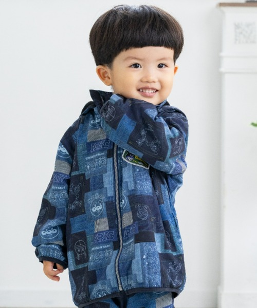 【セール】デニムパッチワークブルゾン（ブルゾン）｜ANPANMAN KIDS COLLECTION（アンパンマンキッズコレクション）