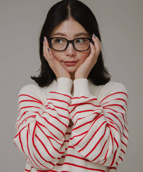 URBAN RESEARCH Sonny Label（アーバンリサーチサニーレーベル）の「クリアレンズダテメガネ（メガネ・レディース・ブラック・ONE）」の3枚目の写真