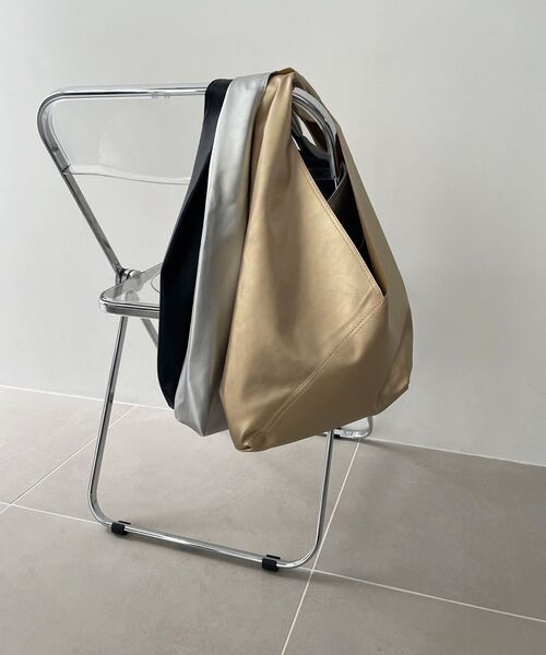 le.coeur blanc（ルクールブラン）の「メタリックワンショルバッグ（トートバッグ・レディース・ブラック/シルバー/ゴールド・FREE）」の21枚目の写真