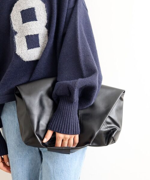 le.coeur blanc（ルクールブラン）の「メタリックワンショルバッグ（トートバッグ・レディース・ブラック/シルバー/ゴールド・FREE）」の7枚目の写真