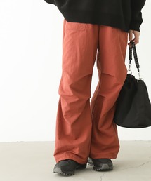 オレンジ カーゴパンツ キルティング加工 オレンジ カーゴパンツ キルティング加工 fashion オレンジ